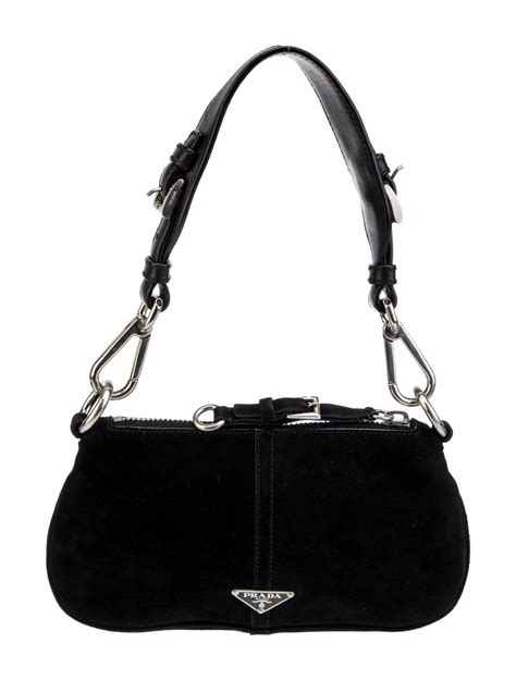 prada scamosciato|Prada Scamosciato Shoulder Bag .